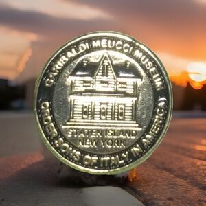 Order Sons of Italy in America ,Garibaldi-Meucci Museum  Pin